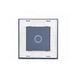 Vienos vietos LIVOLO stiklo panelė 701-61 (vienpolio jungiklio) Balta