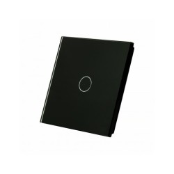 Vienos vietos LIVOLO stiklo panelė 701-62 (vienpolio jungiklio) Juoda