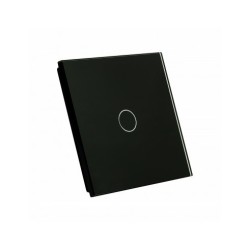 Vienos vietos LIVOLO stiklo panelė 701-62 (vienpolio jungiklio) Juoda