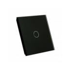 Vienos vietos LIVOLO stiklo panelė 701-62 (vienpolio jungiklio) Juoda