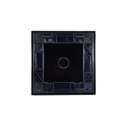 Vienos vietos LIVOLO stiklo panelė 701-62 (vienpolio jungiklio) Juoda