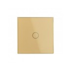 Vienos vietos LIVOLO stiklo panelė 701-63 (vienpolio jungiklio) Aukso