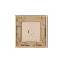 Vienos vietos LIVOLO stiklo panelė 701-63 (vienpolio jungiklio) Aukso