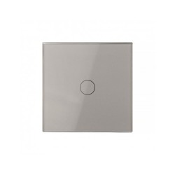 Vienos vietos LIVOLO stiklo panelė 701-64 (vienpolio jungiklio) Pilka