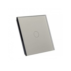 Vienos vietos LIVOLO stiklo panelė 701-64 (vienpolio jungiklio) Pilka