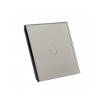 Vienos vietos LIVOLO stiklo panelė 701-64 (vienpolio jungiklio) Pilka