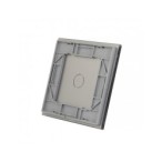 Vienos vietos LIVOLO stiklo panelė 701-64 (vienpolio jungiklio) Pilka