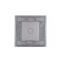 Vienos vietos LIVOLO stiklo panelė 701-64 (vienpolio jungiklio) Pilka