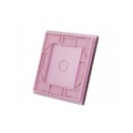 Vienos vietos LIVOLO stiklo panelė 701-67 (vienpolio jungiklio) Rožinė