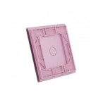 Vienos vietos LIVOLO stiklo panelė 701-67 (vienpolio jungiklio) Rožinė