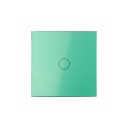 Vienos vietos LIVOLO stiklo panelė 701-68 (vienpolio jungiklio) Žalia