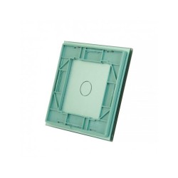 Vienos vietos LIVOLO stiklo panelė 701-68 (vienpolio jungiklio) Žalia