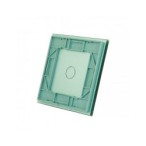 Vienos vietos LIVOLO stiklo panelė 701-68 (vienpolio jungiklio) Žalia