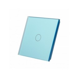 Vienos vietos LIVOLO stiklo panelė 701-69 (vienpolio jungiklio) Mėlyna