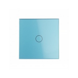 Vienos vietos LIVOLO stiklo panelė 701-69 (vienpolio jungiklio) Mėlyna