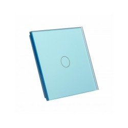 Vienos vietos LIVOLO stiklo panelė 701-69 (vienpolio jungiklio) Mėlyna