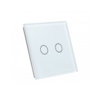 Vienos vietos LIVOLO stiklo panelė 702-61 (dvipolio jungiklio) Balta