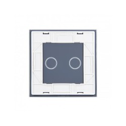 Vienos vietos LIVOLO stiklo panelė 702-61 (dvipolio jungiklio) Balta