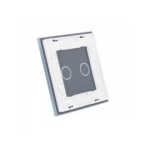 Vienos vietos LIVOLO stiklo panelė 702-61 (dvipolio jungiklio) Balta