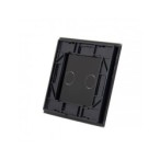 Vienos vietos LIVOLO stiklo panelė 702-62 (dvipolio jungiklio) Juoda