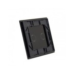Vienos vietos LIVOLO stiklo panelė 702-62 (dvipolio jungiklio) Juoda