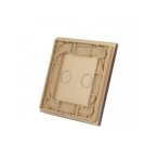 Vienos vietos LIVOLO stiklo panelė 701-63 (dvipolio jungiklio) Aukso