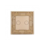 Vienos vietos LIVOLO stiklo panelė 701-63 (dvipolio jungiklio) Aukso