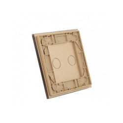Vienos vietos LIVOLO stiklo panelė 701-63 (dvipolio jungiklio) Aukso