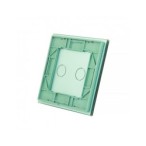 Vienos vietos LIVOLO stiklo panelė 701-68 (dvipolio jungiklio) Žalia