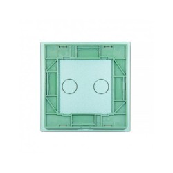 Vienos vietos LIVOLO stiklo panelė 701-68 (dvipolio jungiklio) Žalia