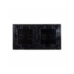 Dviejų vietų LIVOLO stiklo panelė 7022-62 (2+2) Juoda