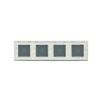 Keturių vietų LIVOLO stiklo panelė 701111-61 (1+1+1+1) Balta