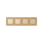 Keturių vietų LIVOLO stiklo panelė 701111-63 (1+1+1+1) Aukso