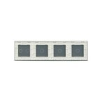 Keturių vietų LIVOLO stiklo panelė 701112-61 (1+1+1+2) Balta