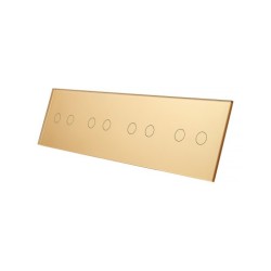 Keturių vietų LIVOLO stiklo panelė 702222-63 (2+2+2+2) Aukso