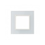 Vienos vietos LIVOLO stiklo panelė GPF-1-61 (1xRėmelis) Balta