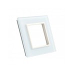 Vienos vietos LIVOLO stiklo panelė GPF-1-61 (1xRėmelis) Balta