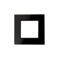 Vienos vietos LIVOLO stiklo panelė GPF-1-62 (1xRėmelis) Juoda