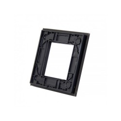 Vienos vietos LIVOLO stiklo panelė GPF-1-62 (1xRėmelis) Juoda