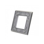 Vienos vietos LIVOLO stiklo panelė GPF-1-64 (1xRėmelis) Pilka