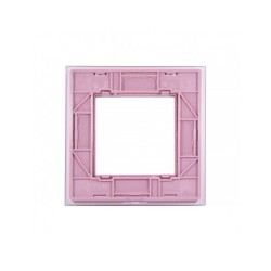 Vienos vietos LIVOLO stiklo panelė GPF-1-67 (1xRėmelis) Rožinė