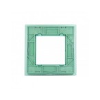 Vienos vietos LIVOLO stiklo panelė GPF-1-68 (1xRėmelis) Žalia