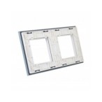 Dviejų vietų LIVOLO stiklo panelė GPF-2-61 (2xRėmelis) Balta