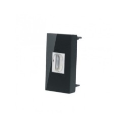 HDMI jungties modulis (užima pusė rėmelio) - Juoda