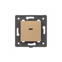 LIVOLO USB-C 45W įkroviklis 5V 2.4A -Aukso