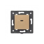 LIVOLO USB-C 45W įkroviklis 5V 2.4A -Aukso