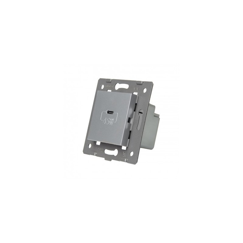 LIVOLO USB-C 45W įkroviklis 5V 2.4A -Pilka
