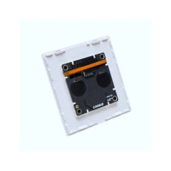 SMART EC WiFi belaidis sensorinis jungiklis 2 kanalų LIVOLO C702ECFW (CR2032 baterija)