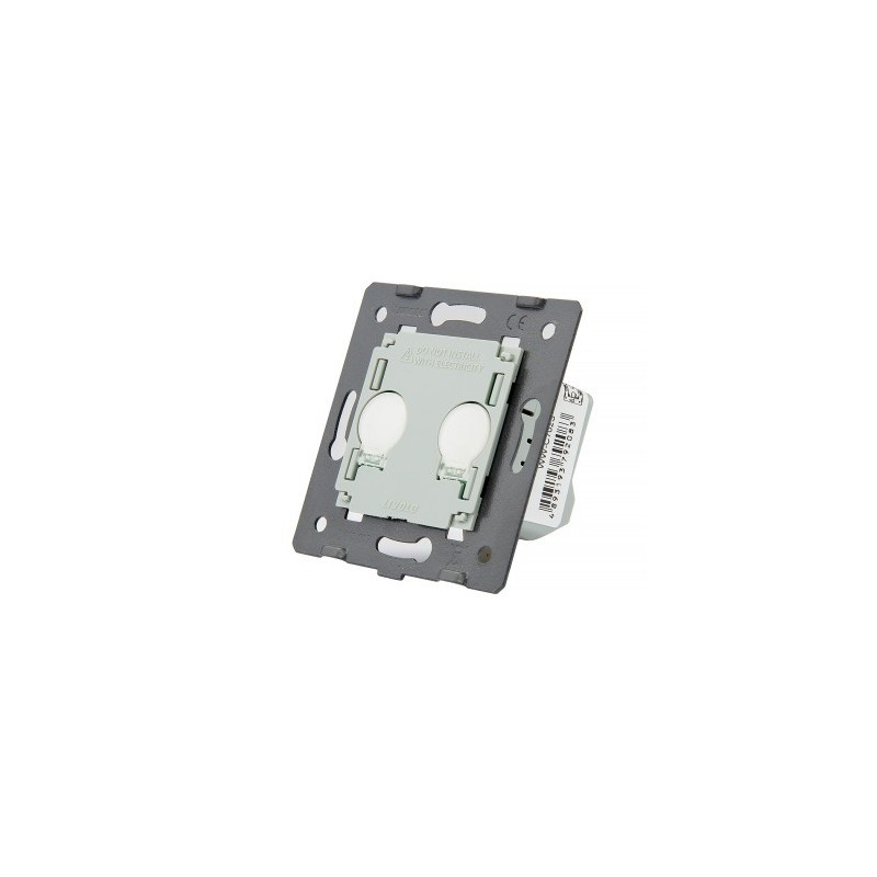 Sensorinis impulsinis jungiklis 2 kanalų – be nulinio N laido LIVOLO C702H (220V)