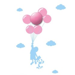 Vaikiškas šviestuvas BALLOONS 0,6W LED